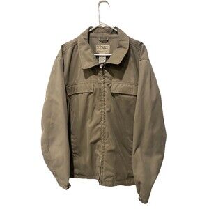 Vtg LL Bean Canvas Full Zip Field Chore Trucker Barn Jacket Zip Men's Sz XXL